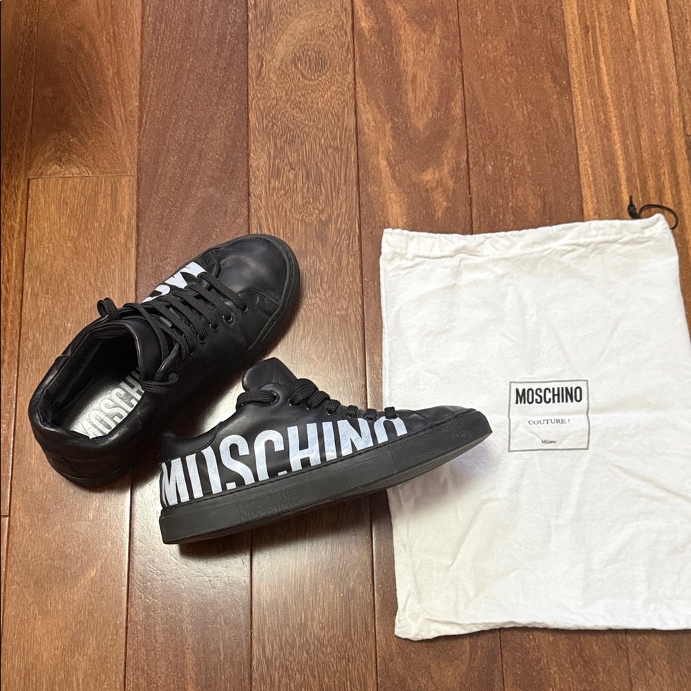 Moschino Black Sneakers